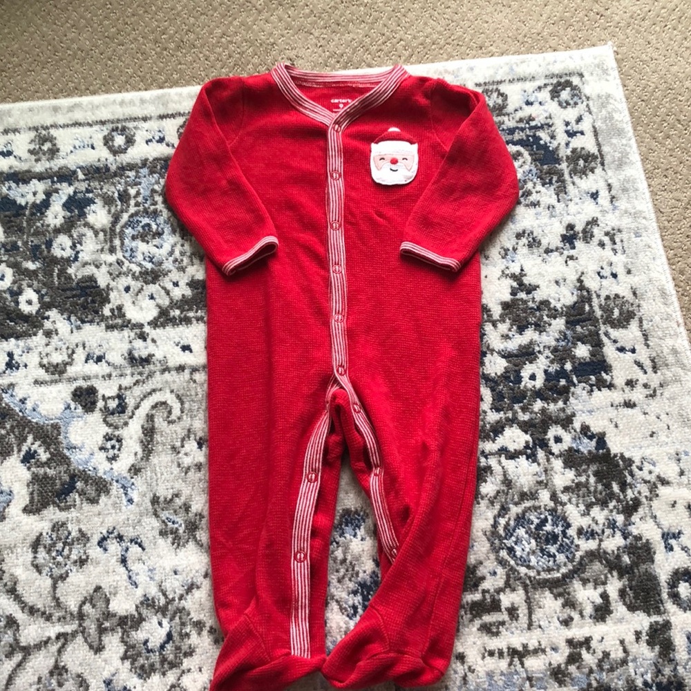 Santa Onesie - 9 MO